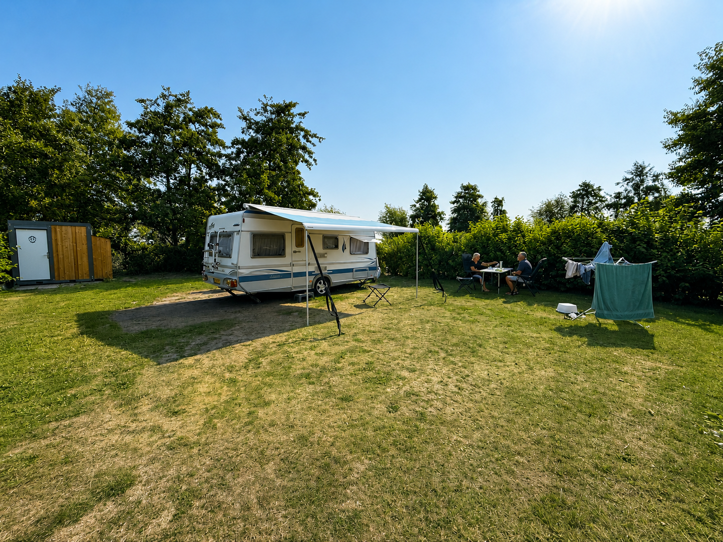 Kamperen met prive sanitair Natuurcamping Kijkuit met prive sanitair